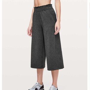 lululemon athletica Charcoal Wide Leg Pants